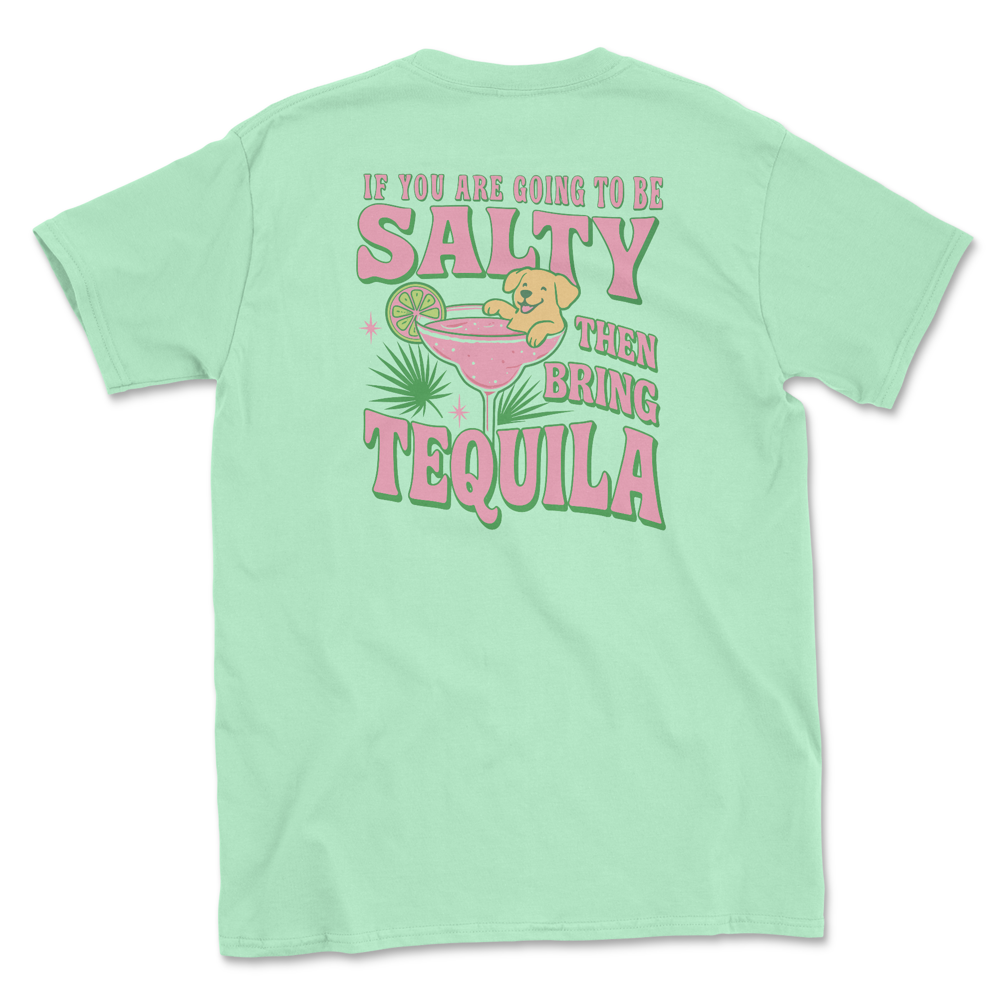 Salty Pawz - Mint (Adult Short Sleeve T-Shirt)