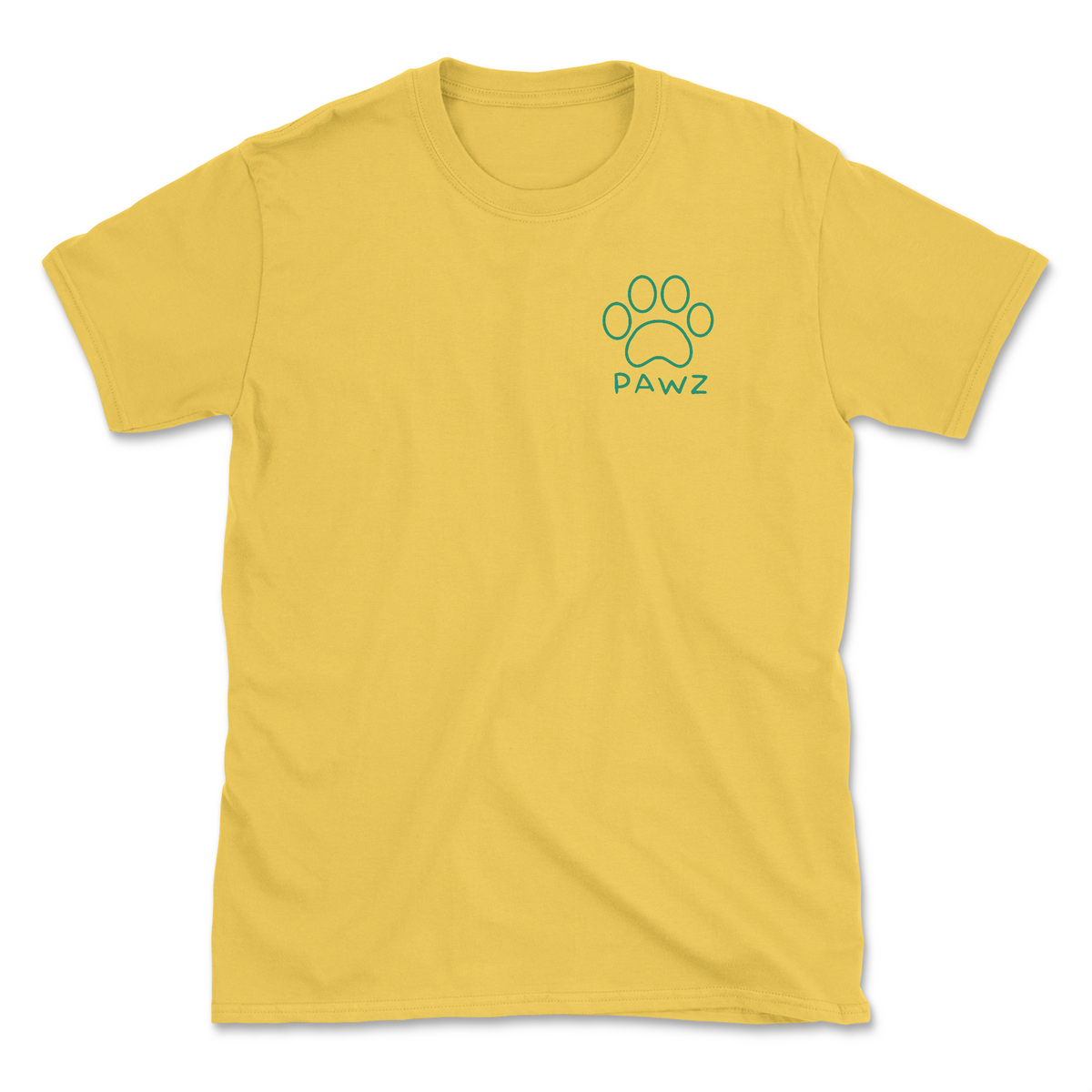 Washington Flag Paw (Adult Short Sleeve T-Shirt)