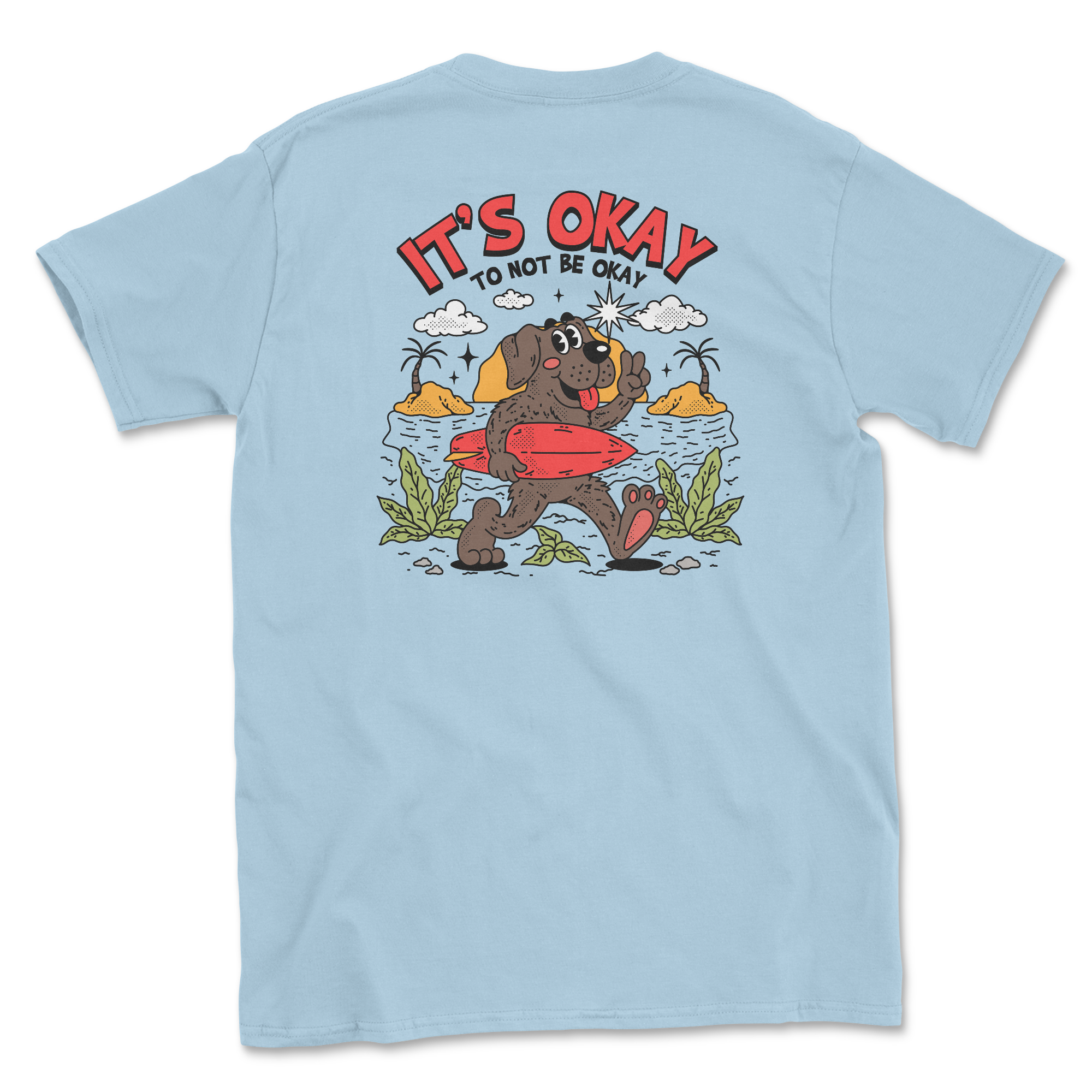 It's Okay To Not Be Okay (Adult Short Sleeve T-Shirt)