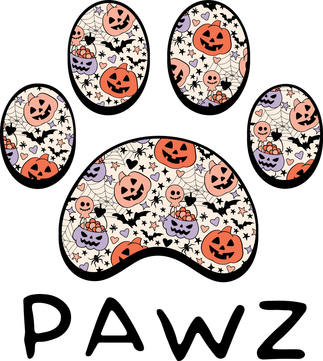 Spooky Pawz (Adult Short Sleeve T-Shirt)