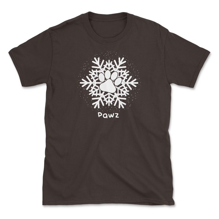 Snowflake - Front Print (Adult Short Sleeve T-Shirt)