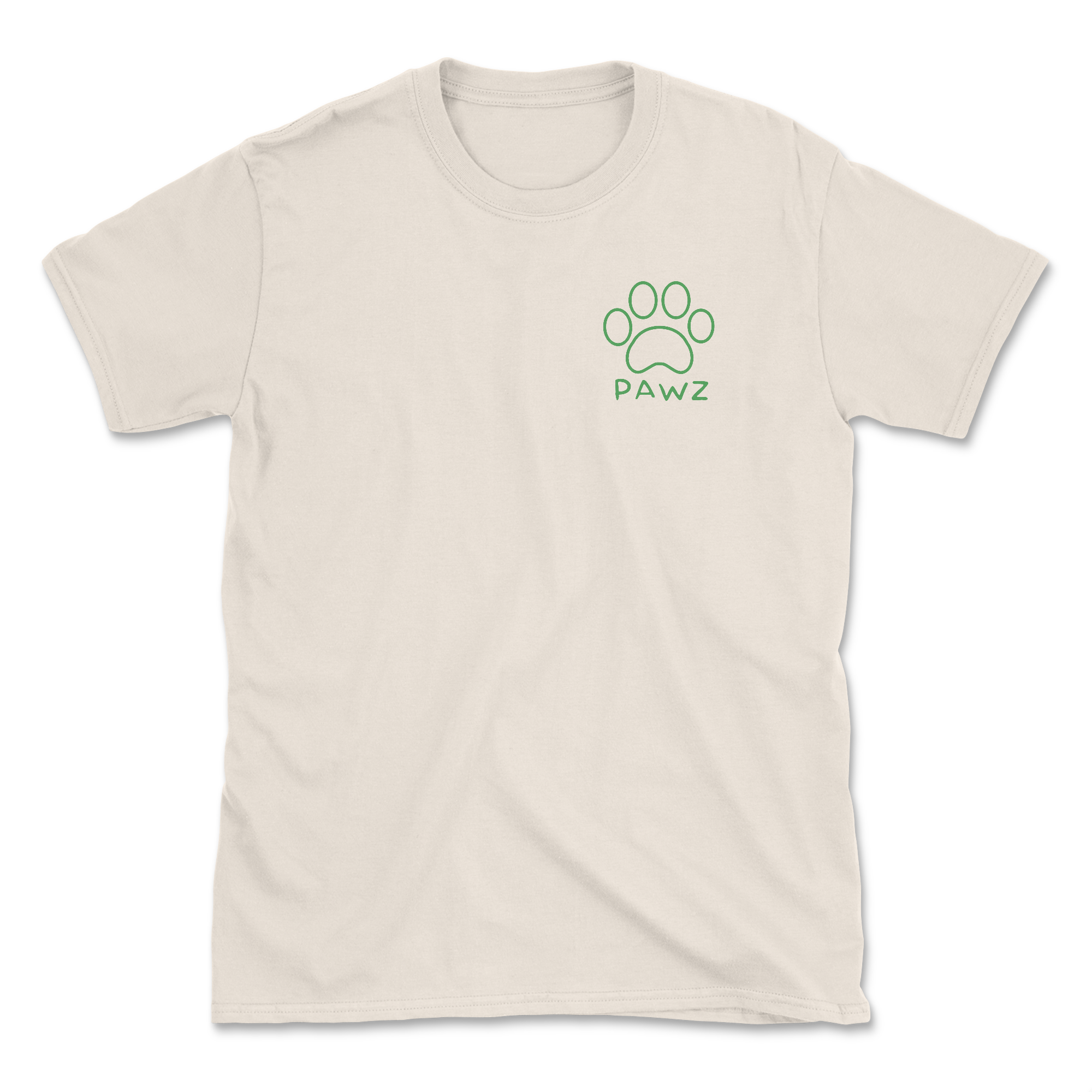 Salty Pawz - Natural (Adult Short Sleeve T-Shirt) Super Sale