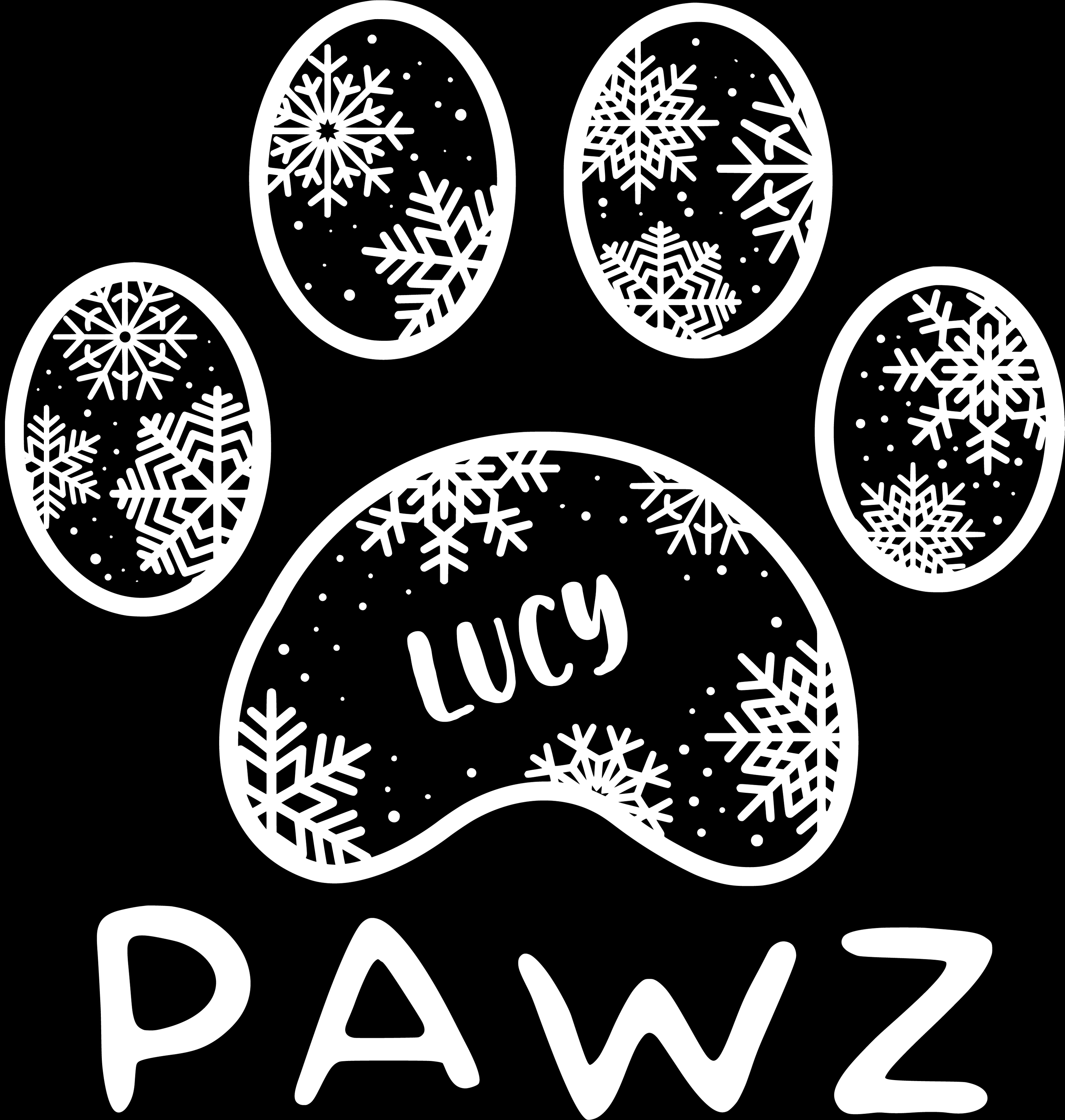 Lucy Snowflake (Adult Short Sleeve T-Shirt)