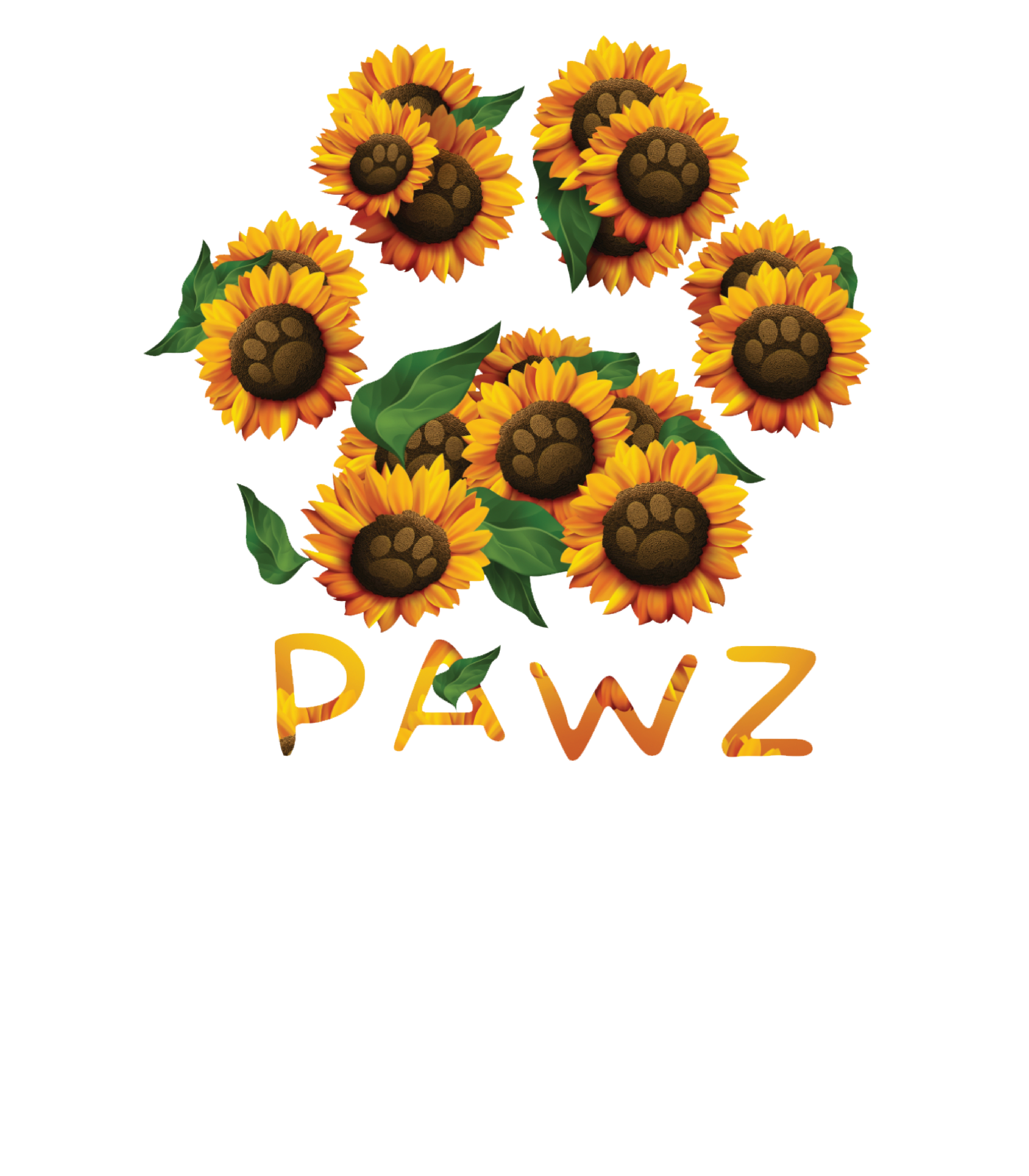 Sunflower Pattern (Adult Short Sleeve T-Shirt)