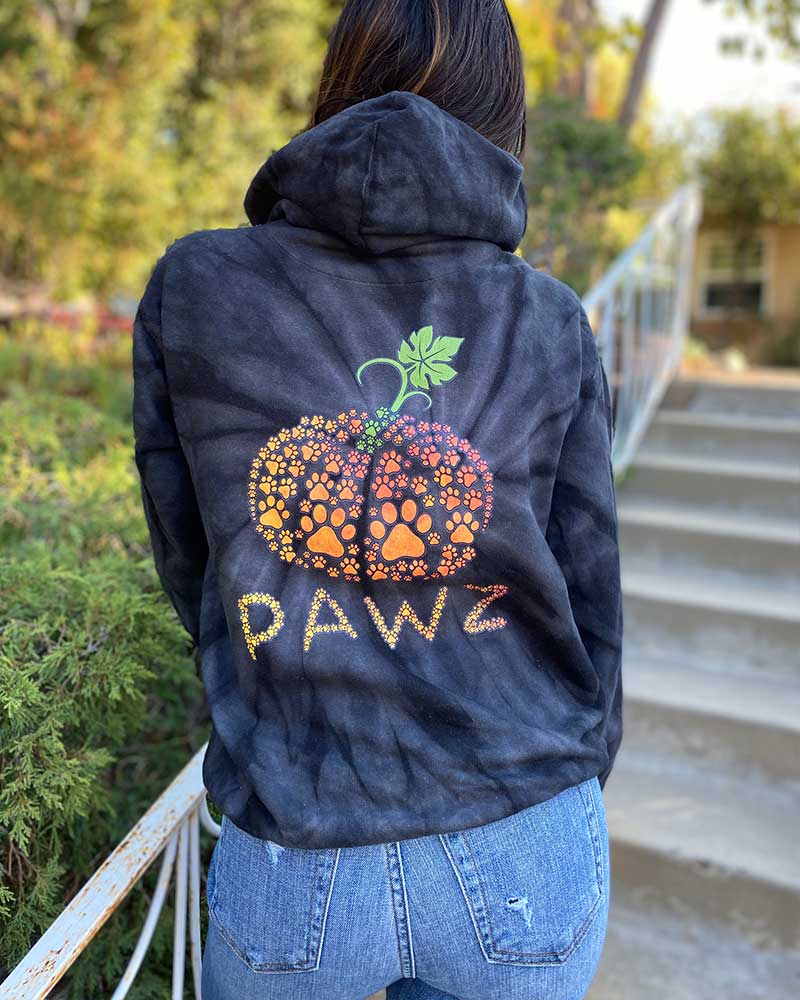 Tiny Pumpkins Tie Dye (Adult Hoodie)