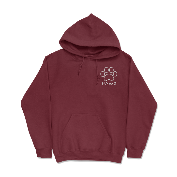 Dog Treatz - Maroon/ Grey (Adult Hoodie)